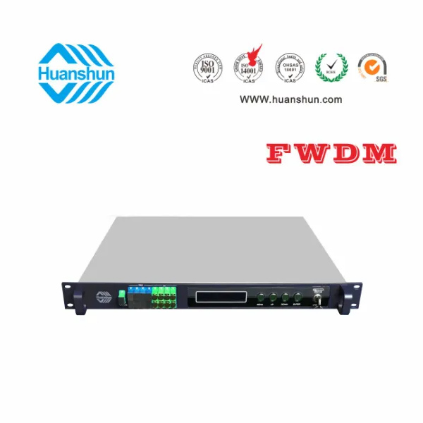 大功率光纤放大器（带WDM 8路输出1U机箱)